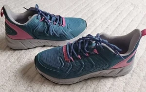 Avia Women's Trail Walker Teal Pink Lace Up Athletic Shoes Size 9.5 - Picture 1 of 7