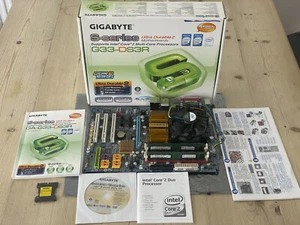 Carte mère Gigabyte G33-DS3R avec processeur Intel Core 2 Duo E8400 et 4 Go de RAM - Photo 1/7