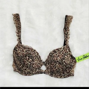 NEU Sam Elderman Gepard wandelbarer BH Größe 32D $ 42 Spitze leicht gepolstert - Bild 1 von 3