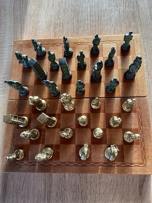 jeux d'échecs anciens en plomb - Photo 1/2