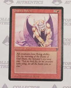 Magic The Gathering Legends Gravity Sphere Rojo Raro Casi Nuevo Como Nuevo Inglés - Imagen 1 de 2