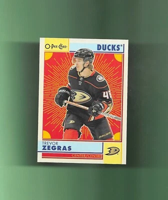 2022-23 O-PEE-CHEE OPC RETRO # 1 TREVOR ZEGRAS DUCKS - Image 1 of 2