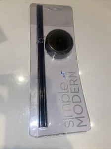 Simple Modern Leak Proof Straw Tumbler Lid & 12 Pack Straws - Midnight Black - Picture 1 of 1