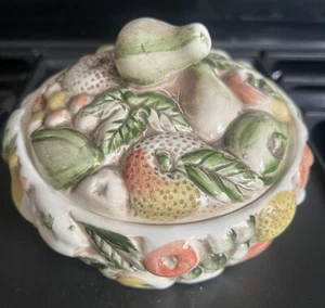 Vintage Lefton "Fruits of Italy" Bowl - Picture 1 of 6