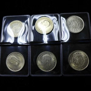 Lot of (6) 1946 SWEDEN SILVER 2 KRONOR AU COINS - Picture 1 of 4