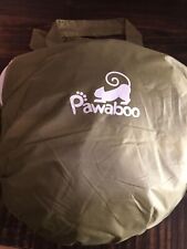 Pawaboo Pet Backpack Carrier Front Cat & Dog Adjustable Legs Out Medium Green