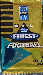 🏈 1997 TOPPS FINEST FOOTBALL SERIES 2 🔥ONE FACTORY SEALED PACK - Picture 1 of 2