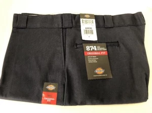 Dickies Mens 874 Original Fit Work Pants NAVY 44x30 NWT - Picture 1 of 5