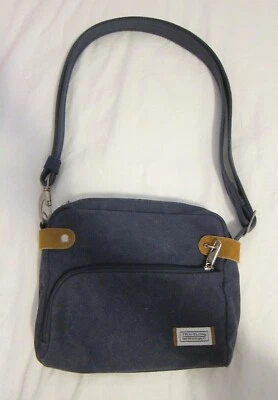 Bandolera Travelon Antirrobo Heritage Denim Azul RFID/Pestillos con Cremallera a Prueba de Salpicaduras Foto 1 de 4