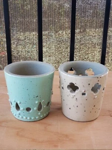 Set Of 2 Anthropologie Candle Holders - Bild 1 von 9