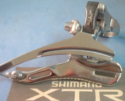 Shimano XTR M901 28.6MM Nuevo / NOS MTB Frontal Descarrilador Vin-Tp / BS-7/ - Imagen 1 de 4