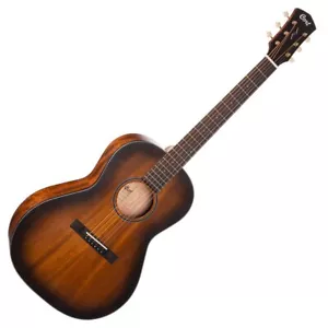 Cort Core-PE Mogano Parlor All Solid Chitarra acustica Fishman - Foto 1 di 9