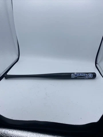 Seattle Mariners Wood Mini Baseball Bat 18" Logo BLACK SOUVENIR BAT Cover