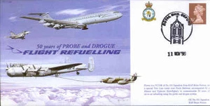 Cubierta firmada de reabastecimiento de combustible de vuelo CC66a RAF Vickers VC10 - Imagen 1 de 1