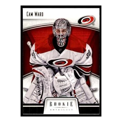 2013 Panini Rookie Anthology #17 Cam Ward Carolina Hurricanes Hockey Card - Image 1 of 2