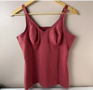 Ruby Ribbon Womens Mineral Red Heritage Cami Size 42 Shapewear #1867 - Picture 1 of 7