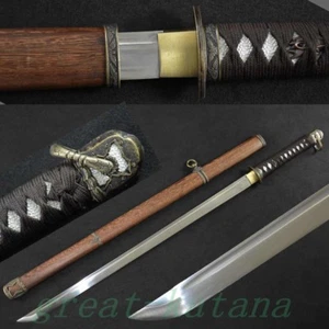 Handmade Japanese 98 Type Military Samurai Sword Katana Manganese Steel Blade #3 - Picture 1 of 12
