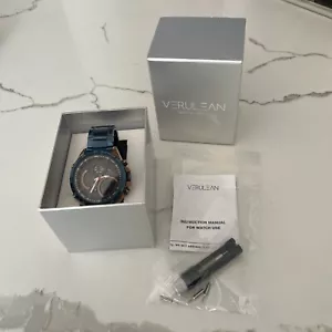 Verulean Mens Watch Rose Gold and Blue BRAND NEW! NEVER BEEN WORN!!! - Picture 1 of 5
