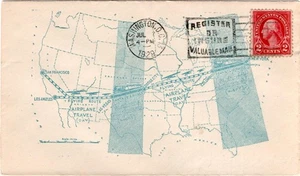 Gedenkbrief, Transcontinental Air, 1st Coast-Coast Passenger SVC, 1929 - Bild 1 von 1