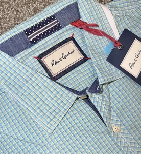 Robert Graham Georgio kariertes geknöpftes Herrenhemd 3XL klassische Passform neu mit Etikett - Bild 1 von 8