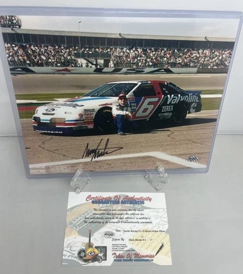 Mark Martin NASCAR Hall Of Famer Autographed 8x10 Photo Valvoline Signed - Image 1 of 3