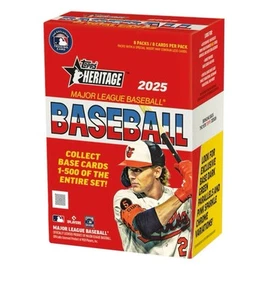 2025 Topps Heritage Blaster Box Factory Sealed (64 Karten) MLB BASEBALL Versand JETZT - Bild 1 von 3
