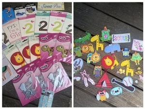 Lot of 53 Iron On Fun Kids Animals #s Patches Embroidery New In /Out Packaging - Picture 1 of 14