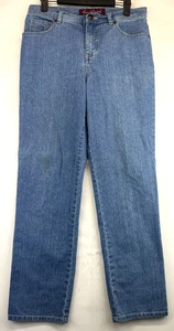 Jeans Gloria Vanderbilt - donna taglia 8P - blu - MACCHIATO - dritto (4477) - Foto 1 di 20