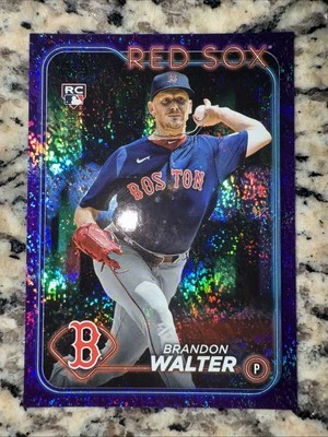 2024 Topps #193 Brandon Walter Purple Holofoil #/799 - Image 1 of 2