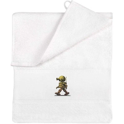 'Retro Toy Robot' Flannel / Guest Towel (TL00075290) - Image 1 of 2