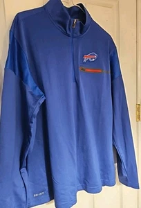 NWT Nike BUFFALO BILLS On Field NFL Team Long Sleeve Shirt Men's LG VERY SOFT - Picture 1 of 2