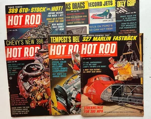 Hot Rod magazine lot 1965 (7) issues Various Months *free shipping - Bild 1 von 1