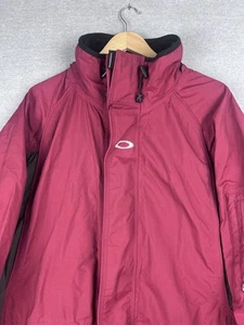 Vintage Oakley Jacket Mens Sz XXL Red Center O Gorpcore Techwear Ski Y2K - Picture 1 of 10