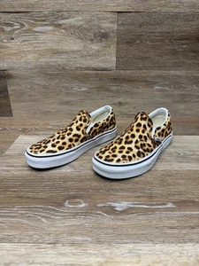 Zapatilla deportiva sin cordones Vans Off The Wall con estampado de leopardo para mujer talla 6 - Imagen 1 de 8