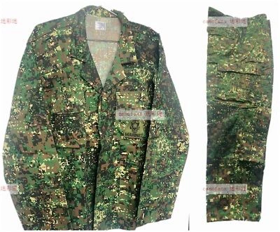 Uniformes de camuflaje pixelados originales de Filipinas Marine Corps PMC Navy Army Foto 1 de 4