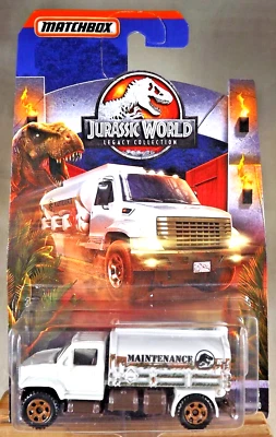 Matchbox Jurassic World Legacy Collection 2017 6/6 MBX Tanker blanco-gris con 6 Sp Foto 1 de 4