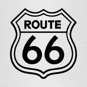 PEGATINA RUTA 66 vinilo sticker autocollant adesivi coche route decal aufkleber - Imagen 1 de 2