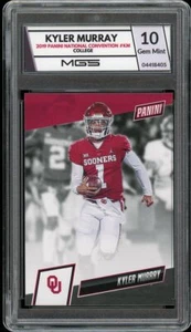 2019 Panini National College #KM Kyler Murray MGS Graded 10 Gem Mint RC Rookie - Picture 1 of 2
