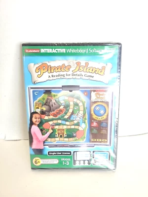 Pirate Island Reading For Details Lakeshore Interactive Whiteboard Software NEW - Image 1 of 4