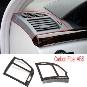 Cubierta decorativa con salida de aire lateral de fibra de carbono ABS para Benz Clase S 2008-2013 - Imagen 1 de 11