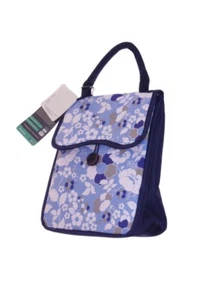 Fit & Fresh Blue flowers Spring Lunch Bag Box  Ice Pack 2 cup Food Container NEW - Picture 1 of 2