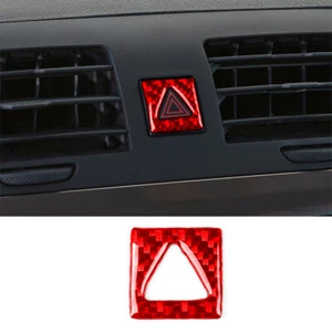 Interruptor de botón de luz de advertencia central de fibra de carbono rojo para Hummer H3 2006-2010 - Imagen 1 de 14