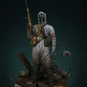 Post Apocalyptic Survival Resin Figur Modellbausatz im Maßstab 1:35 unbemalt unmontiert - Bild 1 von 2