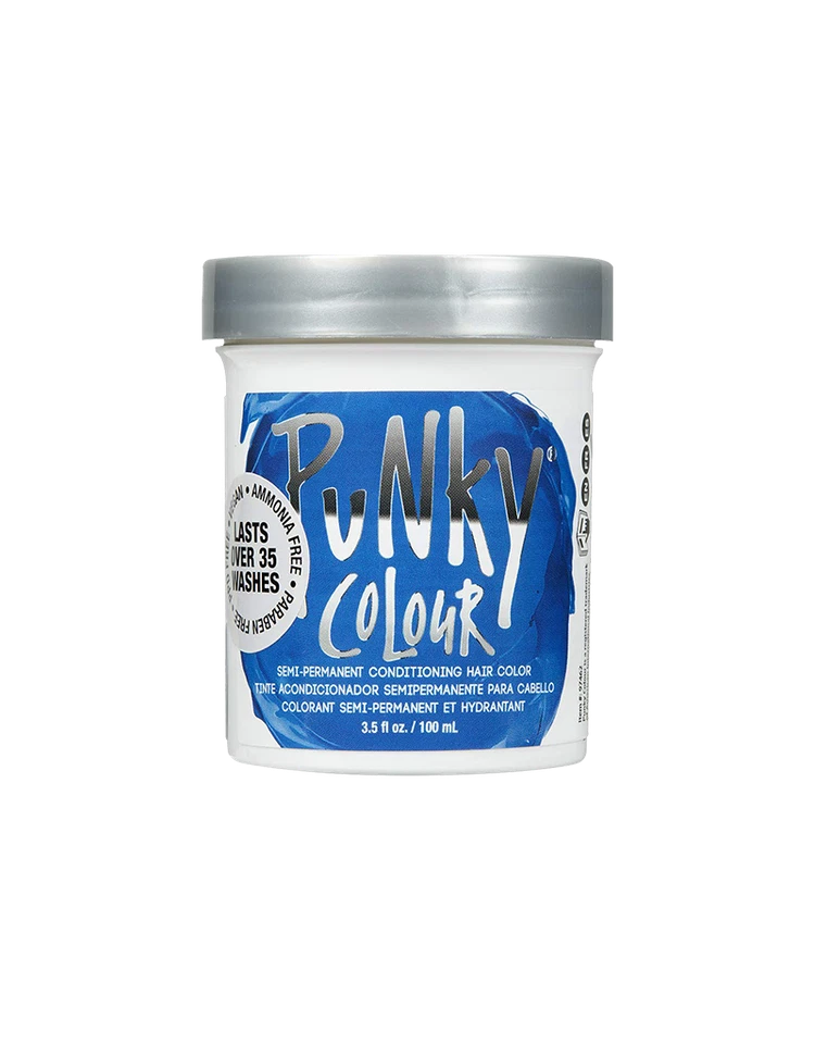 Color de cabello acondicionador semipermanente Punky color azul atlántico 3,5 OZ #97462 Foto 1 de 1