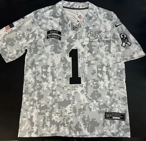 XL Xavier Worthy #1 Vapor FUSE Trikot Salute To Service Arctic Chiefs Neu mit Etikett - Bild 1 von 10