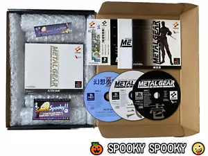 Metal Gear Solid PS1 - NTSC-J Asian VGC with Stickers & Suikoden II Demo - Picture 1 of 21