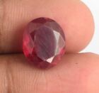 Special Deals 7.35 Ct Oval Burma Red Ruby Gemstone Natural IGL Certified #60814