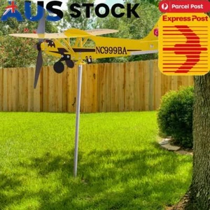 3D Plane Weather Vane Anti-corrosion Wind Direction Indicator for Outdoor (S) - Picture 1 of 9