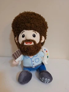 Muñeco de peluche Bob Ross Personaje 16" Happy Little Painting Chill - Imagen 1 de 8