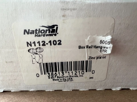 National Hardware N112-102  Barn Door Trolley Hanger Roller Kit Cover